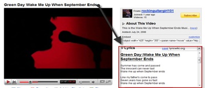 Come visualizzare i testi dei video musicali su Youtube