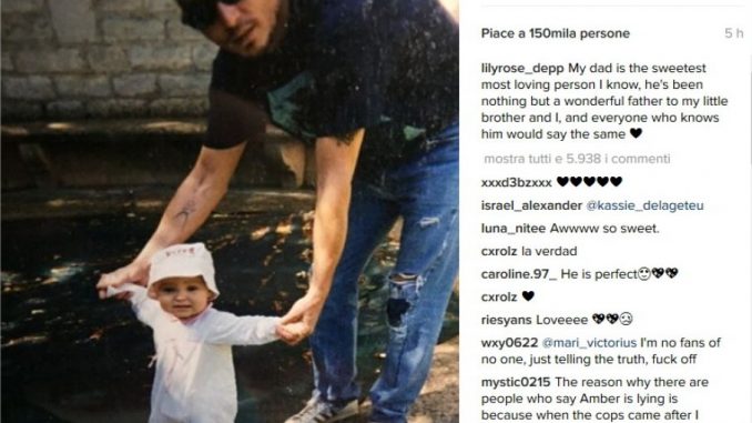 LILY ROSE E JOHNNY DEPP LILY ROSE E JOHNNY DEPP