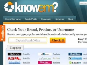 KnowEm: la tua User in un clic