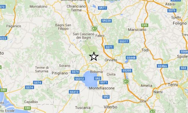 terremoto m 4.1 centro italia