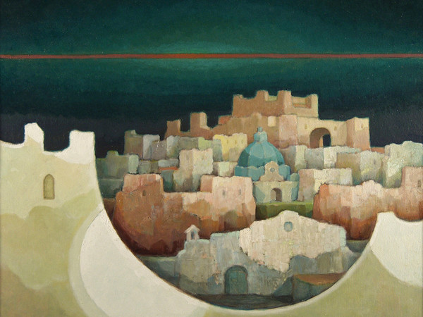 49353-Renzo_Collura_-_Borgo_medievale_di_Alcamo_Marina_1980_