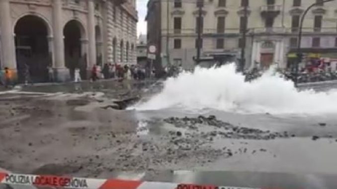 Allagamento a genova