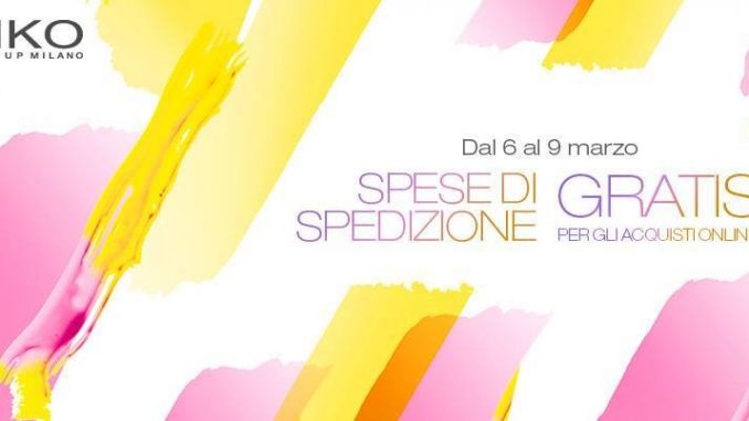 Kiko spese di spedizione Kiko spese di spedizione
