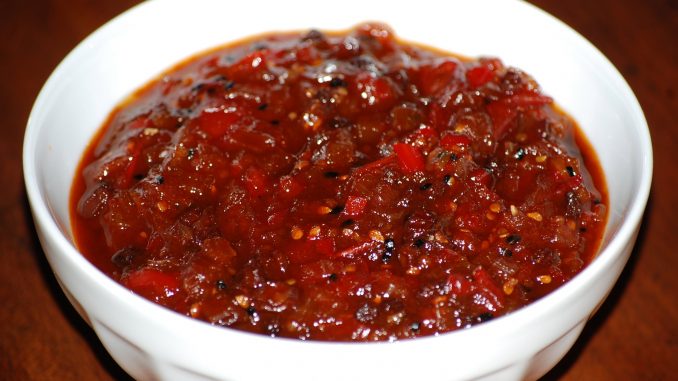 Chutney inglese di pomodorini Chutney inglese di pomodorini