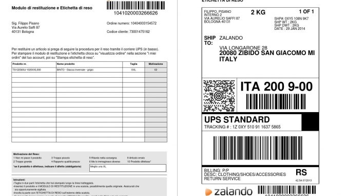 reso zalando ups reso zalando ups