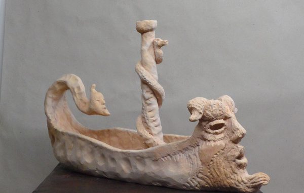 50679-Mario_Zanoni-_Divin_Bestiario-_Caronte-_terracotta
