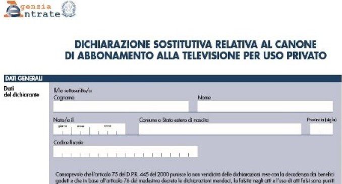 Canone RAI 2016: dove scaricare modulo Canone RAI 2016: dove scaricare modulo