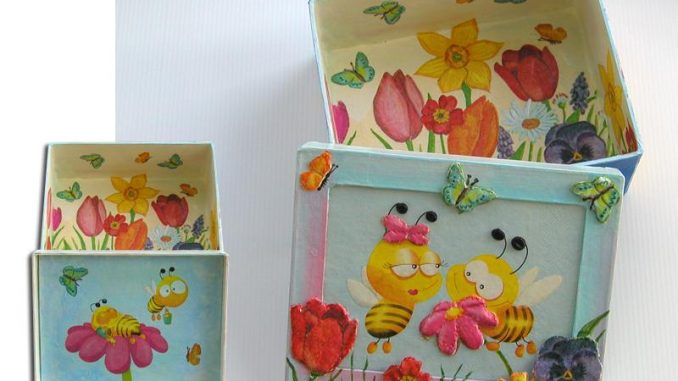 decoupage su cartone decoupage su cartone
