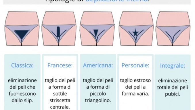TIPOLOGIE DEPILAZIONE INTIMA. TIPOLOGIE DEPILAZIONE INTIMA.