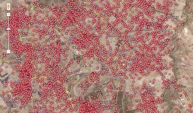 mappa attentati baghdad