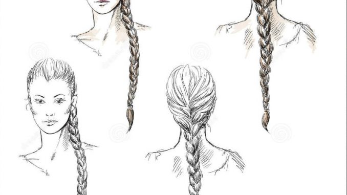 Come disegnare i capelli: le trecce Come disegnare i capelli: le trecce