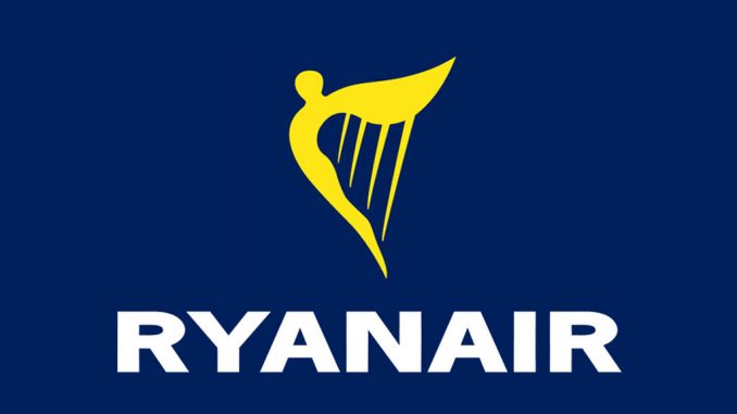 Il logo ufficiale della compagnia low cost irlandese Ryanair Il logo ufficiale della compagnia low cost irlandese Ryanair