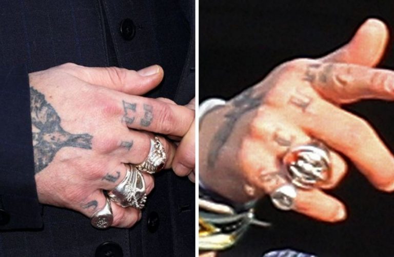 tatuaggio johnny depp