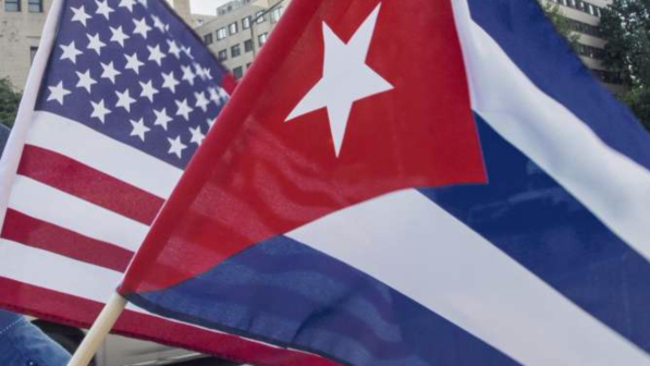 Bandiera Americana e Bandiera Cubana
