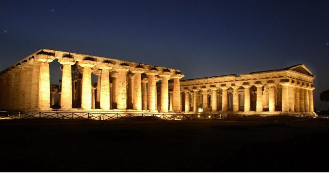 Musica ai templi a Paestum