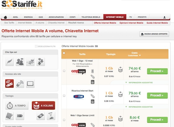 confronta prezzi internet chiavette confronta prezzi internet chiavette