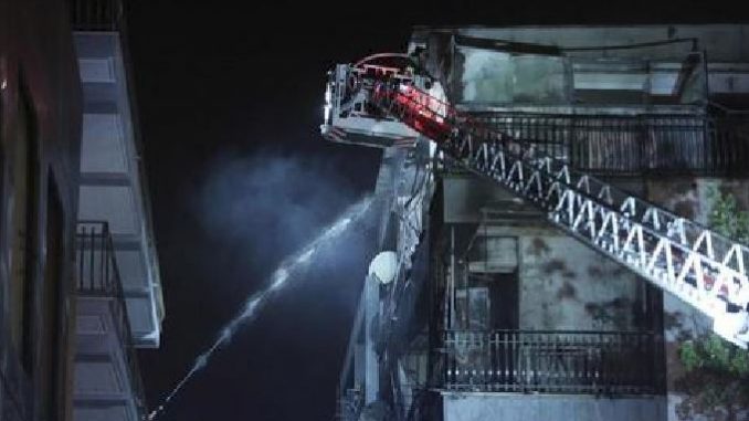 incendio a roma