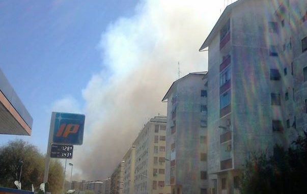incendio a roma