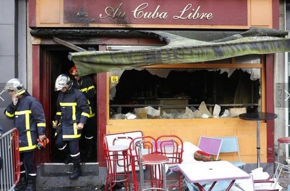 incendio nel bar