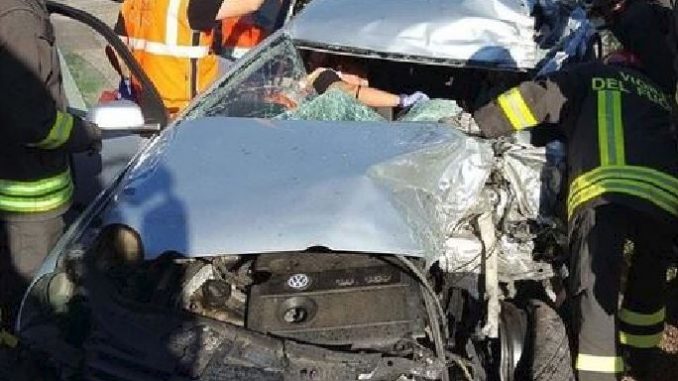 incidente vicino roma