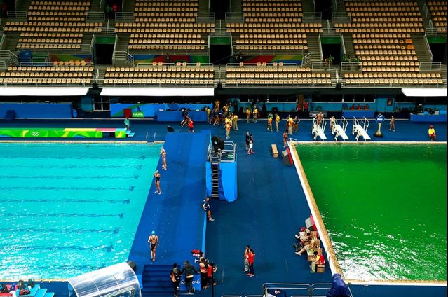 Rio2016: Tuffi. Acqua verde al