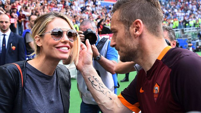 ILARY BLASI E FRANCESCO TOTTI. ILARY BLASI E FRANCESCO TOTTI.