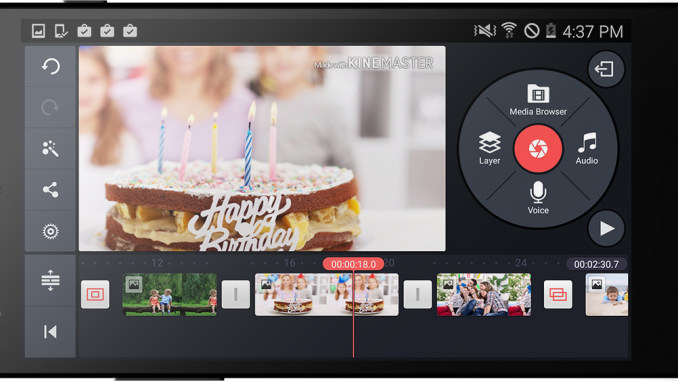 montare un video con Android montare un video con Android