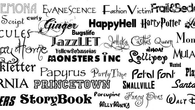 Come creare font artistici Come creare font artistici