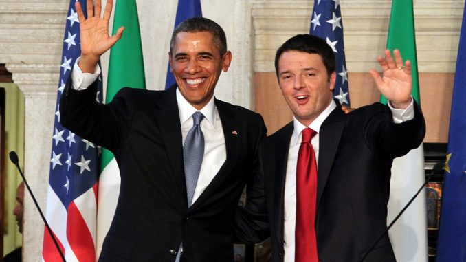Il presidente degli States Obama e il premier Renzi. Il presidente degli States Obama e il premier Renzi.