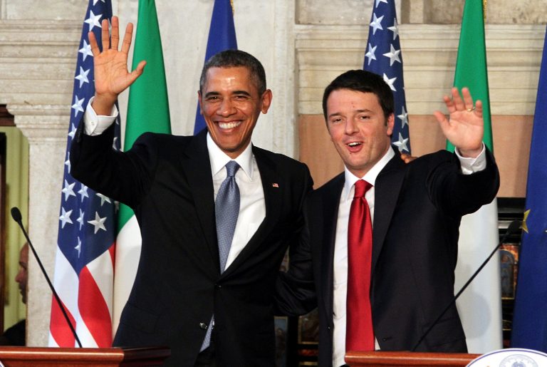 Il presidente degli States Obama e il premier Renzi. Il presidente degli States Obama e il premier Renzi.