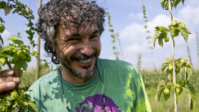 Teo Musso, il promotore della campagna crowdfunding per il Baladin Open Garden. Teo Musso, il promotore della campagna crowdfunding per il Baladin Open Garden.