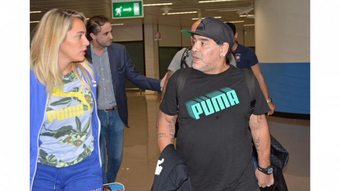 Maradona a Fiumicino