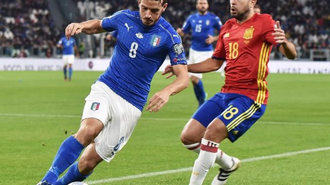 FIFA World Cup 2018 qualification match Italy vs Spain