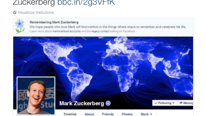 Bug Facebook: morti 2milioni di utenti, anche Zuckerberg facebook