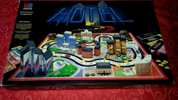 Il gioco da tavolo anni 80: Hotel Il gioco da tavolo anni 80: Hotel