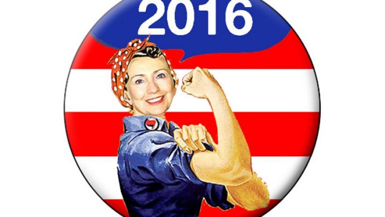 Vota Hilary con le doglie e corre a partorire Vota Hilary con le doglie e corre a partorire