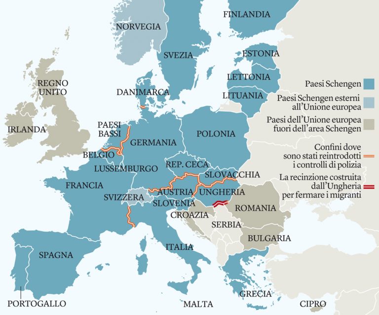 trattato-di-schengen Area Schengen: l'ingresso costerà 5 euro