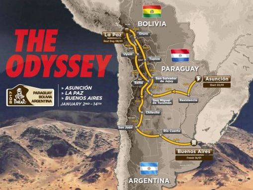Motociclismo: Dakar 2017, il percorso più difficile di sempre Motociclismo: Dakar 2017, il percorso più difficile di sempre