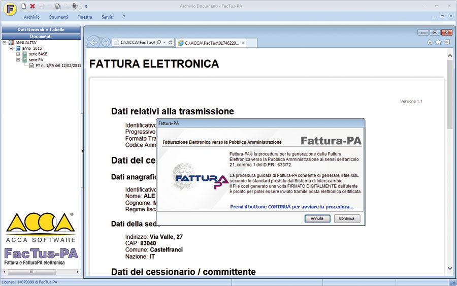 Ricezione fattura elettronica carburante dal benzinaio ...