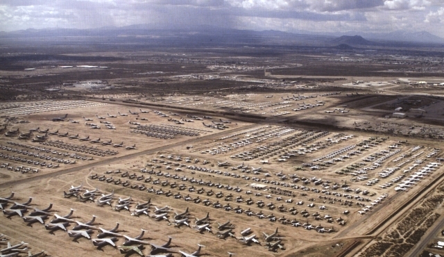 aerial-view-c141-b1-f111-davis-monthan-afb-arizona