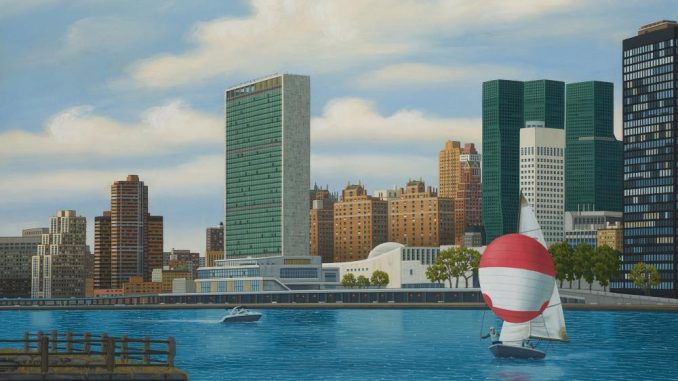 1_Aldo Damioli_Venezia New York_2016_acrilici su tela_cm80x100