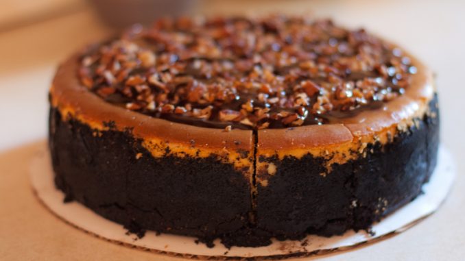 cheesecake-alla-nutella-e-base-di-riso-soffiato cheesecake alla nutella