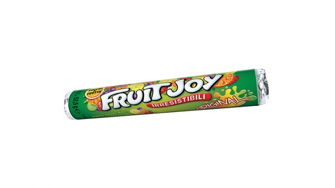 Fruit Joy la caramella succosa alla frutta da masticar come dice il celebre spot Fruit Joy: la caramella succosa alla frutta da masticar come dice il celebre spot