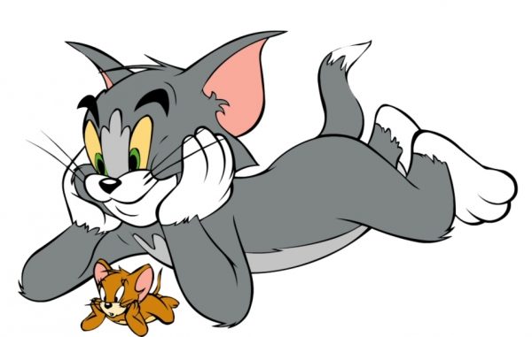 Tom e Jerry è un cartone animato ideato nel 1940 da Hannah&Barbera che narra le vicende di un gatto che cerca di catturare un topo senza mai riuscirci.