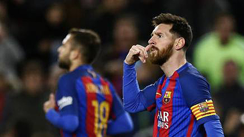 Goleada del Barcellona: 5 reti al Celta Vigo e Messi che mima una telefonata Goleada del Barcellona: 5 reti al Celta Vigo e Messi che mima una telefonata