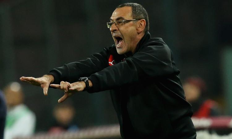 Napoli, Panchina d'oro per Sarri: "Finalmente davanti ad Allegri!" Napoli, Panchina d'oro per Sarri: "Finalmente davanti ad Allegri!"