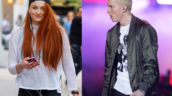 Sophie Turner, la bella Sansa Stark in Game of Thrones, rappa Eminem Sophie Turner, la bella Sansa Stark in Game of Thrones, rappa Eminem