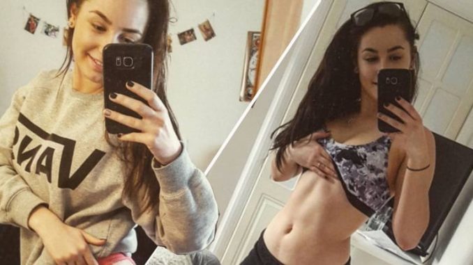 Selfie di una ragazza con smagliature: ecco il motivo smagliature