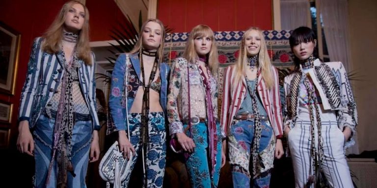 Abito da donna plissettato Cavalli primavera estate 2017 abito
