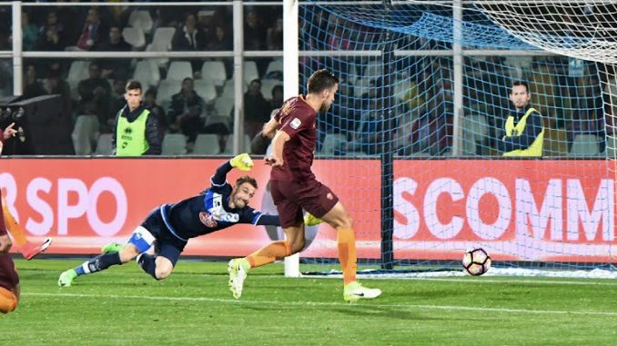 Pescara-Roma 1-4: i giallorossi sbaragliano e mandano Zeman in Serie B. Ecco le pagelle Pescara-Roma 1-4: i giallorossi sbaragliano e mandano Zeman in Serie B